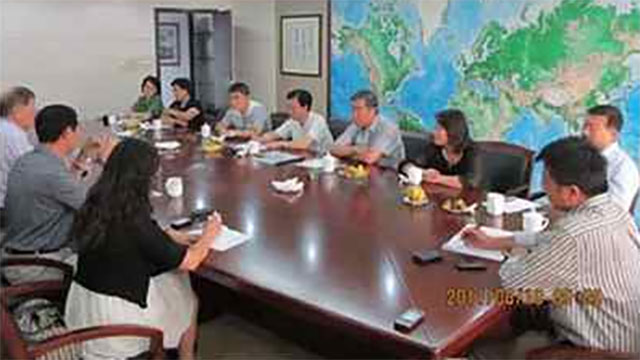 白部長(zhǎng)一行來(lái)公司考察交流指導(dǎo)工作